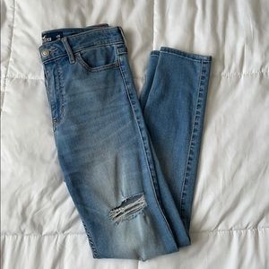 high rise jeans